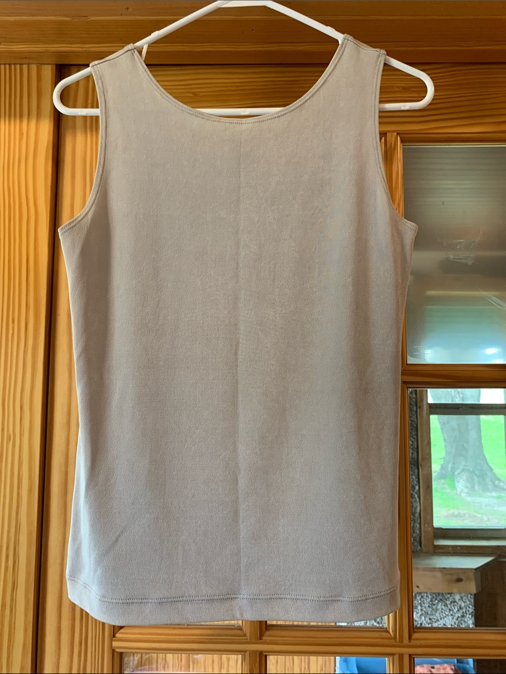 Women's Travelers by Chico's Grey Regular Fit Basic Sleeveless Tank Top 0 S/4